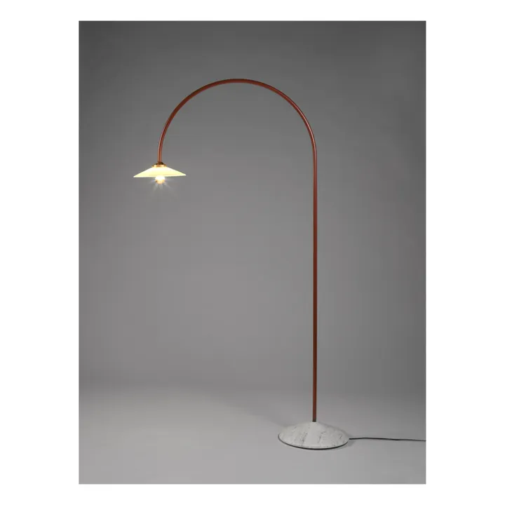 Lampadaire simple Standing lamp N°2 - Muller Van Severen | Rouge Oxyde- Image produit n°1