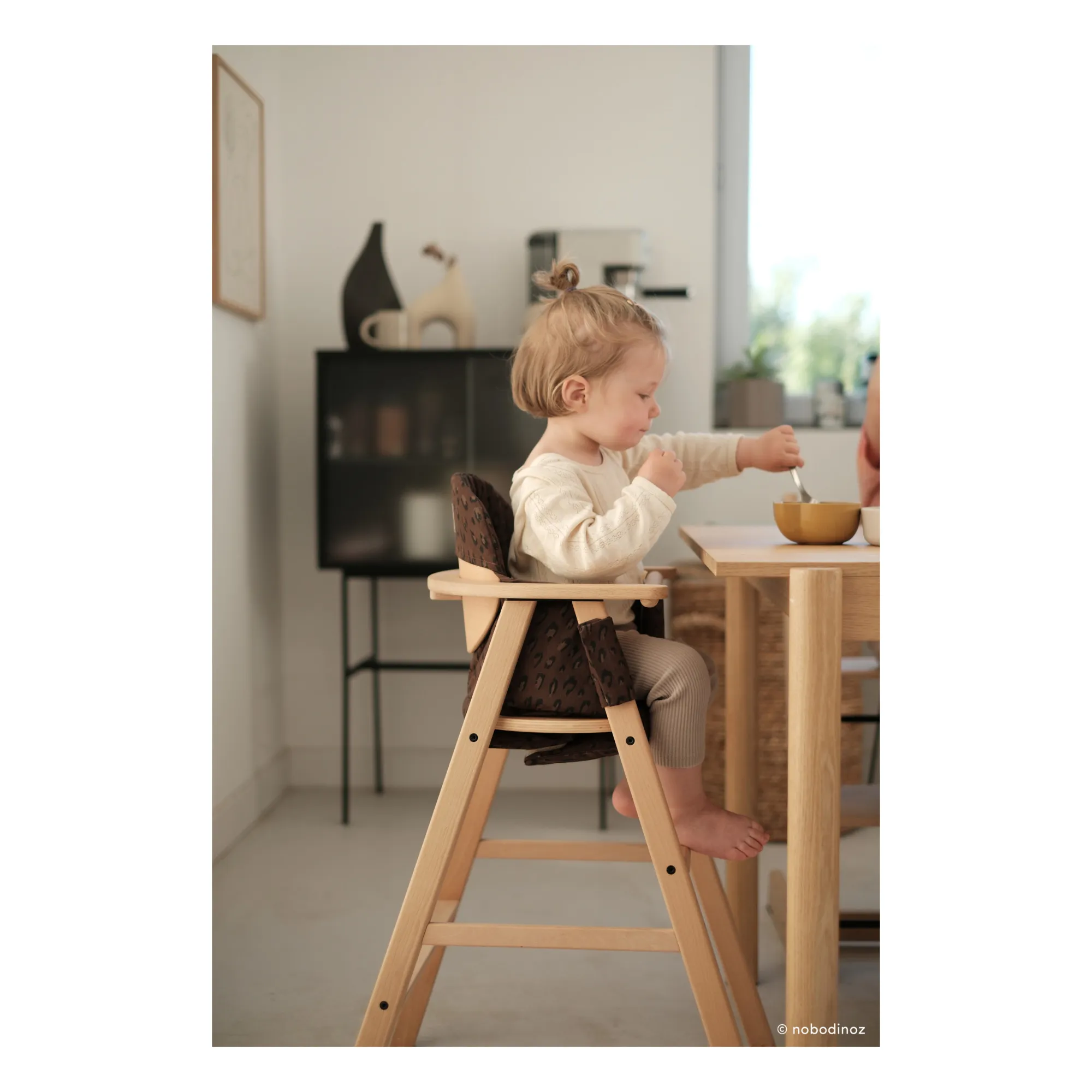 Nobodinoz - Assise pour chaise haute Growing green (Nobodinoz) - Image 1