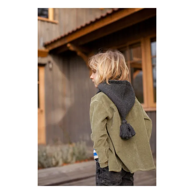 Baby Alpaca Lutin balaclava | Charcoal grey