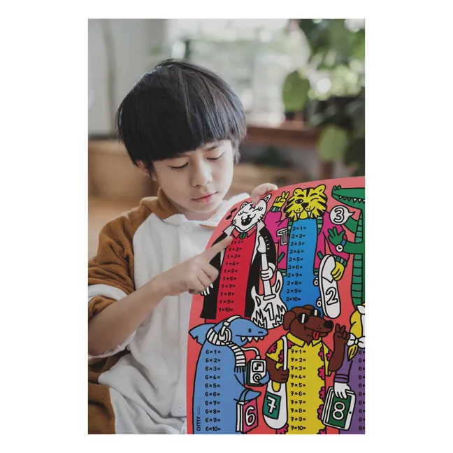 OMY school poster - Multiplications
