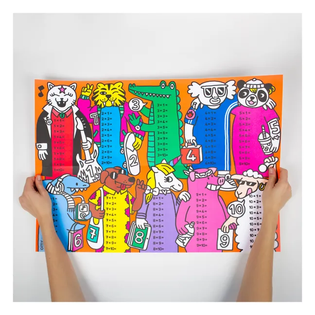 OMY school poster - Multiplications