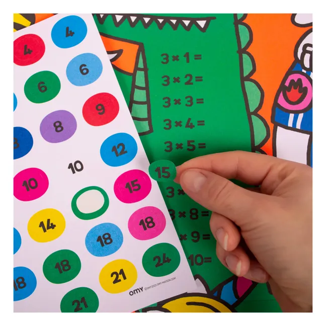 OMY school poster - Multiplications