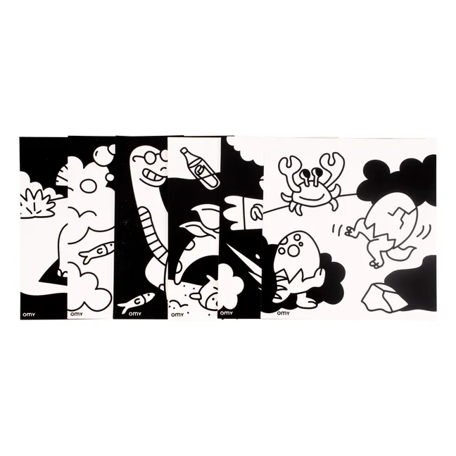 Velvet coloring book - Dino | Green