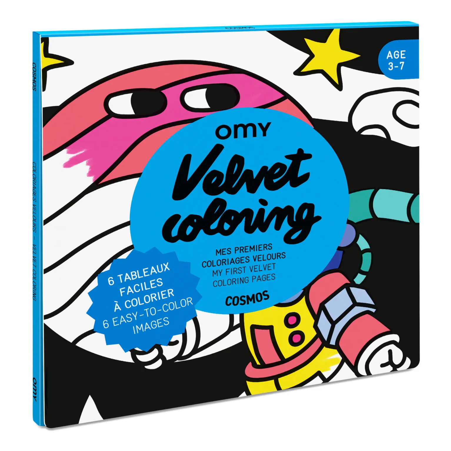 Omy Blue Velvet Coloring Book - Cosmos