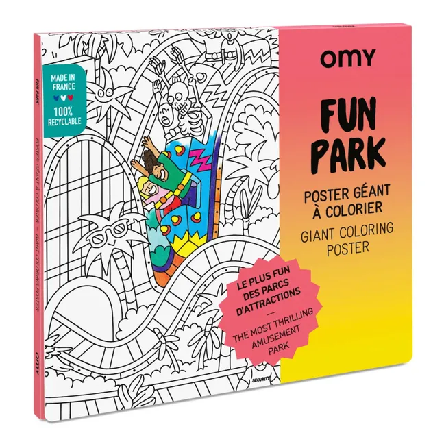 Poster da colorare -  Luna park