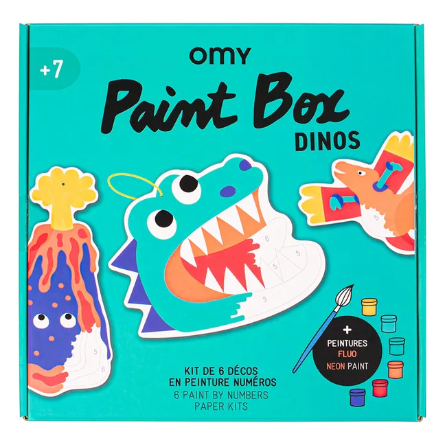 Caja de pintura - Dinos | Verde