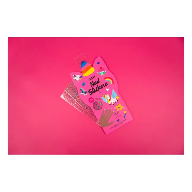 Pegatinas de uñas - Lily | Rosa