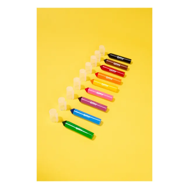 9 Jumbo felt-tip pens | Orange