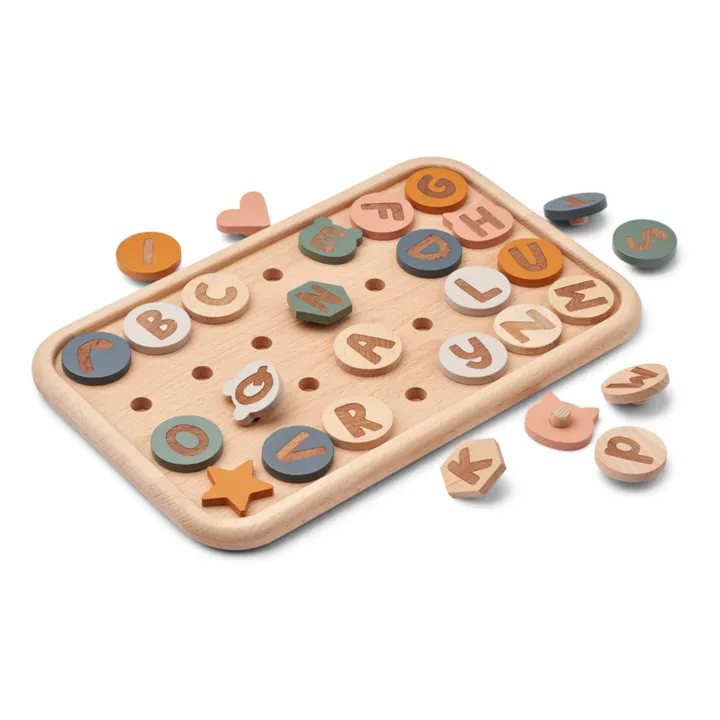 Alphabet Russel | Mustard multi mix- Image produit n°0