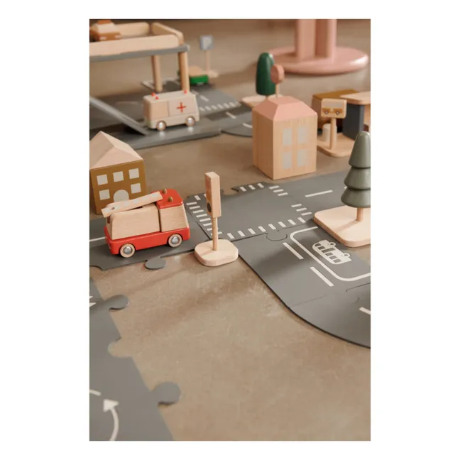 Straßen-Puzzle - 10er Set | Ash grey/Sandy