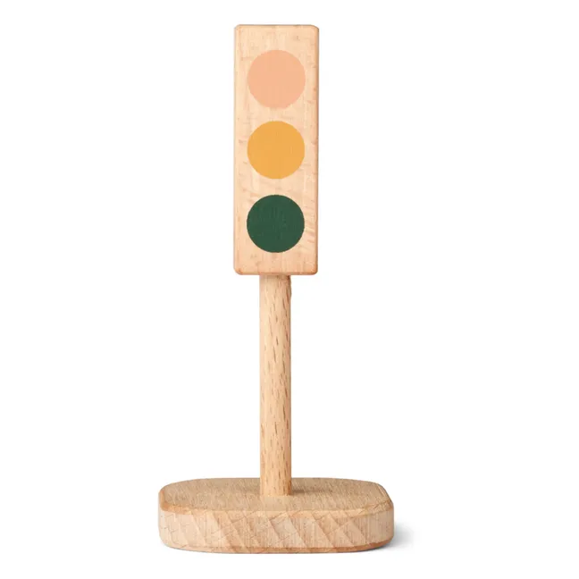 Wooden Traffic Signs - Set of 4 | Mustard multi mix