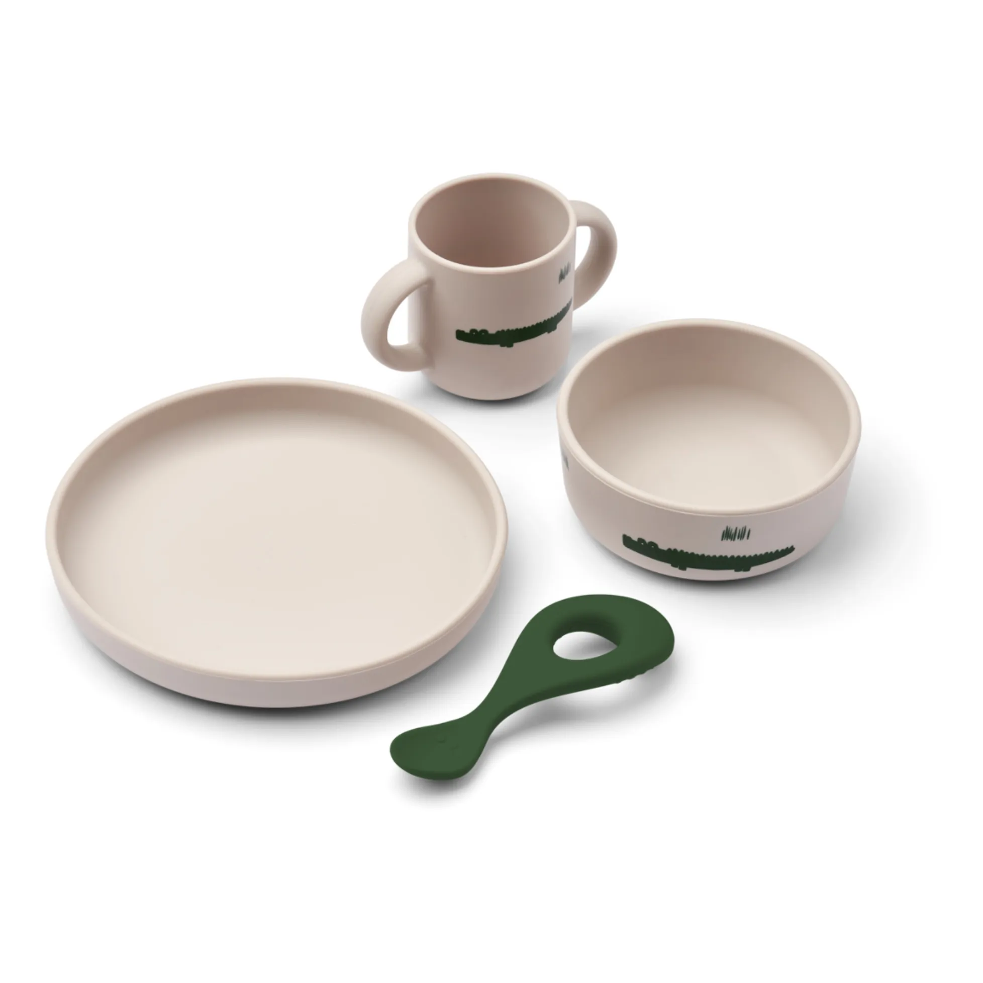 Liewood Carlos/Sandy Vivi Silicone Tableware 4-Piece Set
