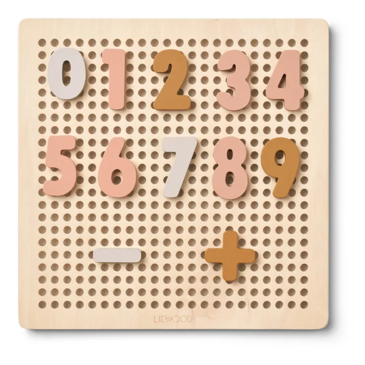 Alphabet Ainsley | Tuscany rose multi mix- Image produit n°1