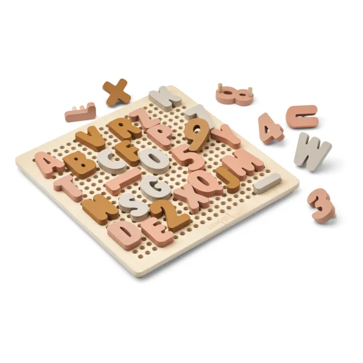 Alphabet Ainsley | Tuscany rose multi mix- Image produit n°4