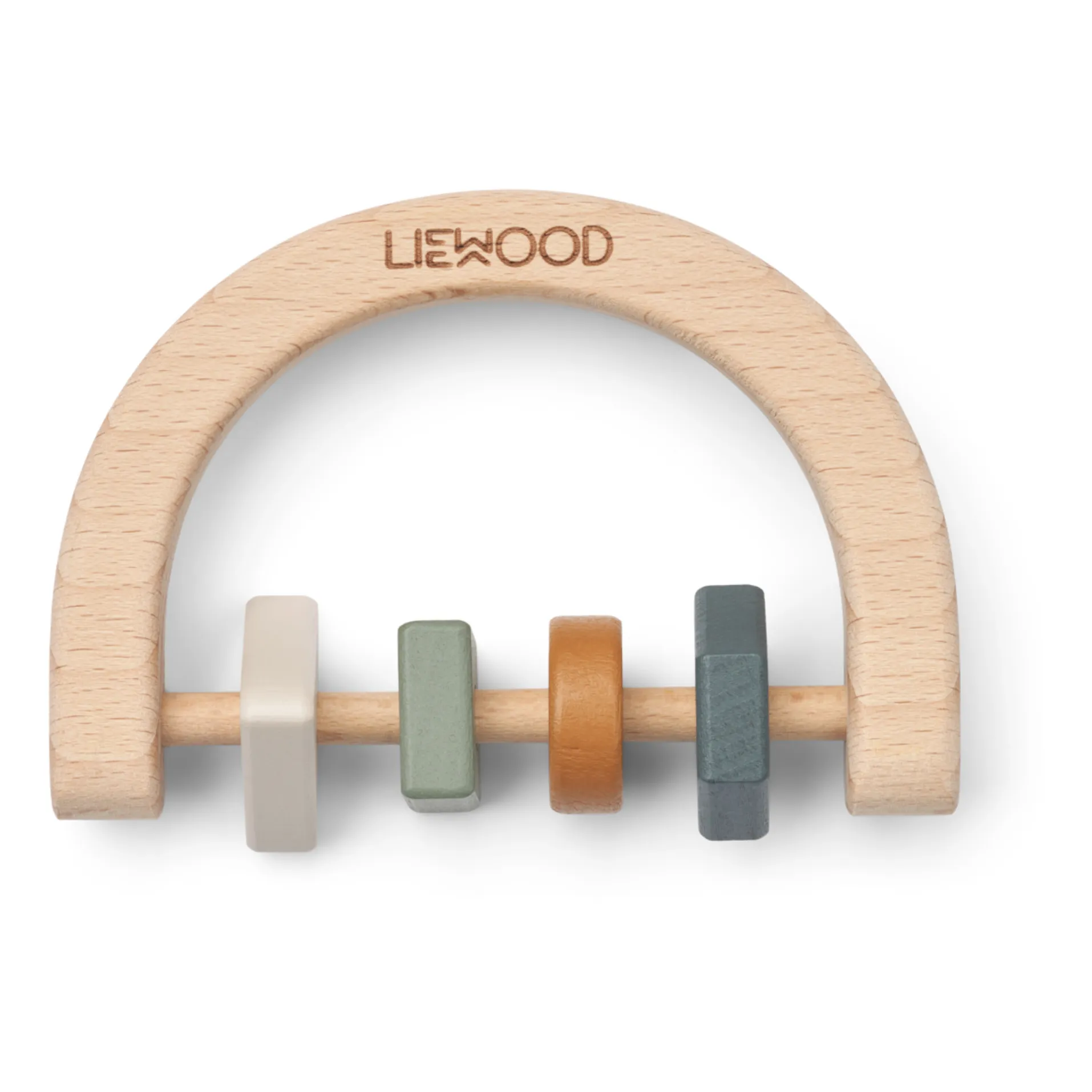 Liewood Faune Green Multi Mix Bryn Teething Ring