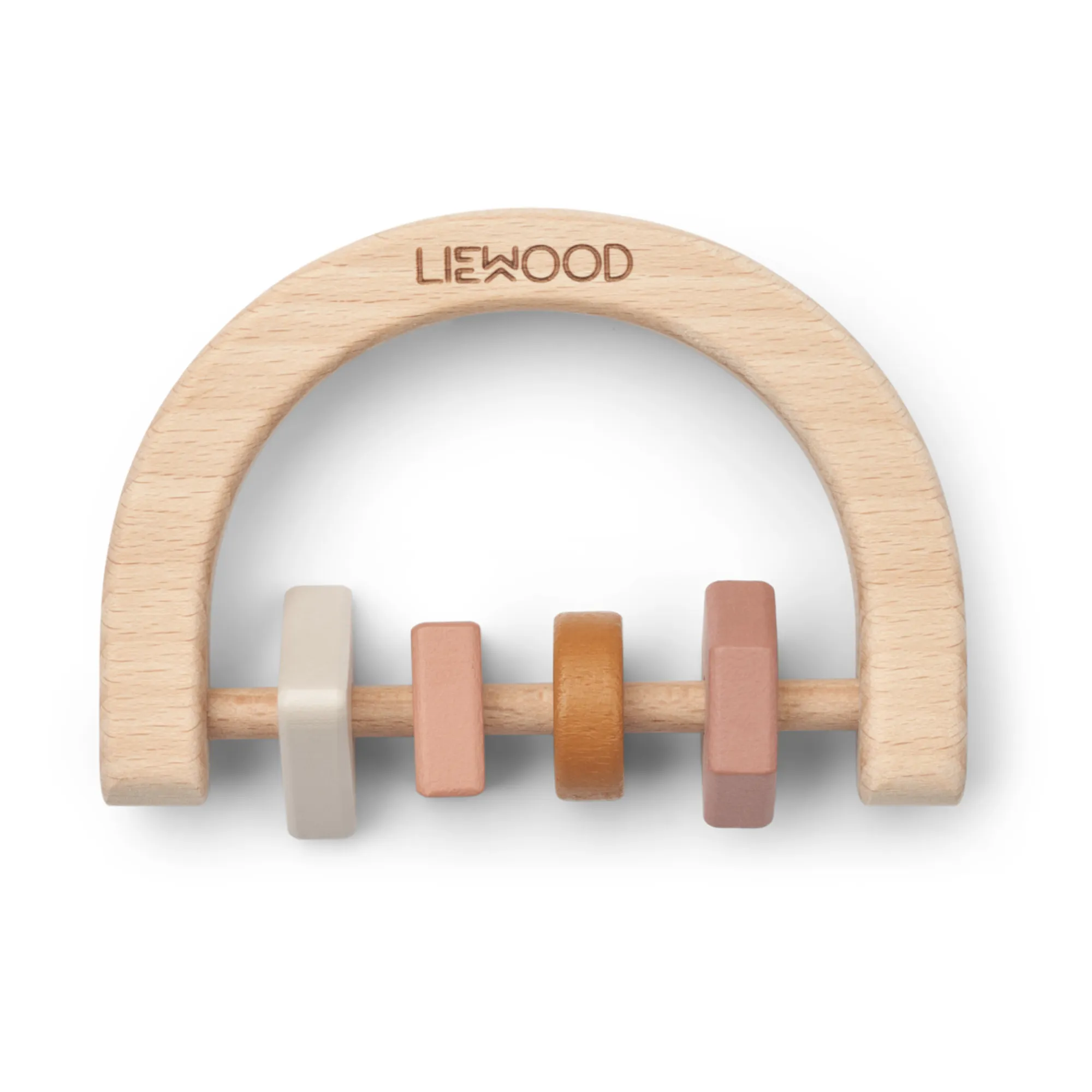 Liewood Dark Rose Multi Mix Bryn Teething Ring
