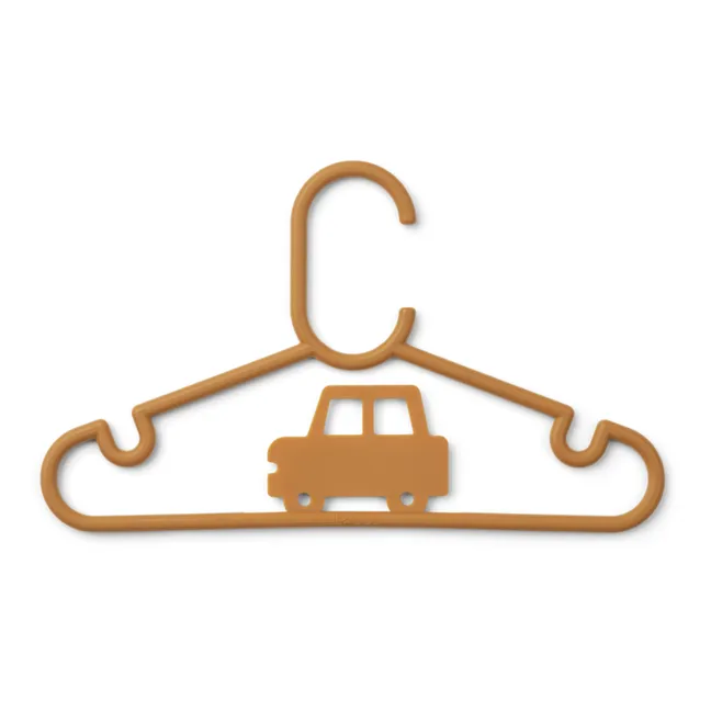 Falton Hangers - Set of 8 | Golden caramel
