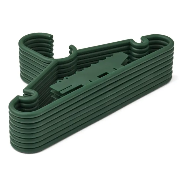 Falton Hangers - Set of 8 | Garden green