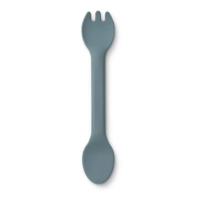 Jan 2-in-1 Silicone Cutlery - Set of 4 | Faune green multi mix