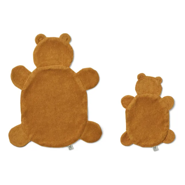 Copertina orsetto Janai - Set di 2 | Mr bear/Golden caramel