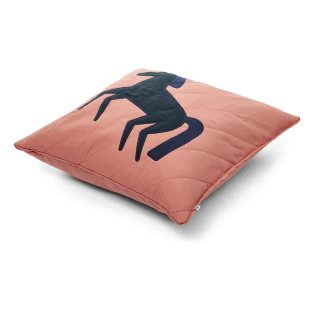 Kale cushion | Horses/Dark rosetta