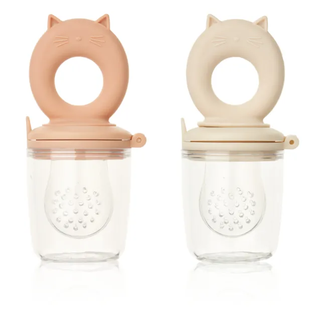 Ciuccio per la dentizione Miranda - Set di 2 | Tuscany rose/Apple blossom