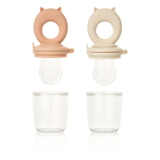 Knabberschnuller Miranda - 2er-Set | Tuscany rose/Apple blossom