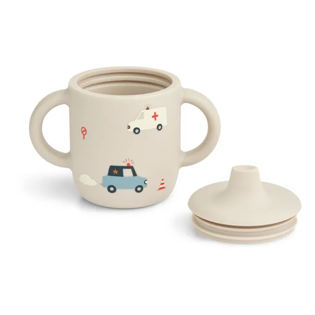 Neil Silicone Learning Cup | Emergency vehicle/Sandy
