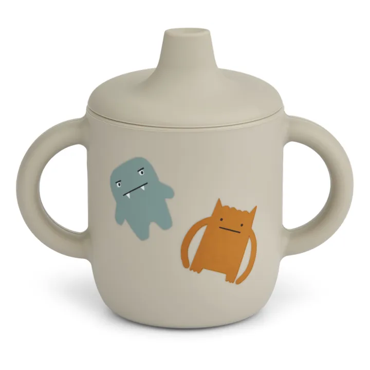 Taza de silicona para aprender a beber Neil | Monster/Mist- Imagen del producto n°0