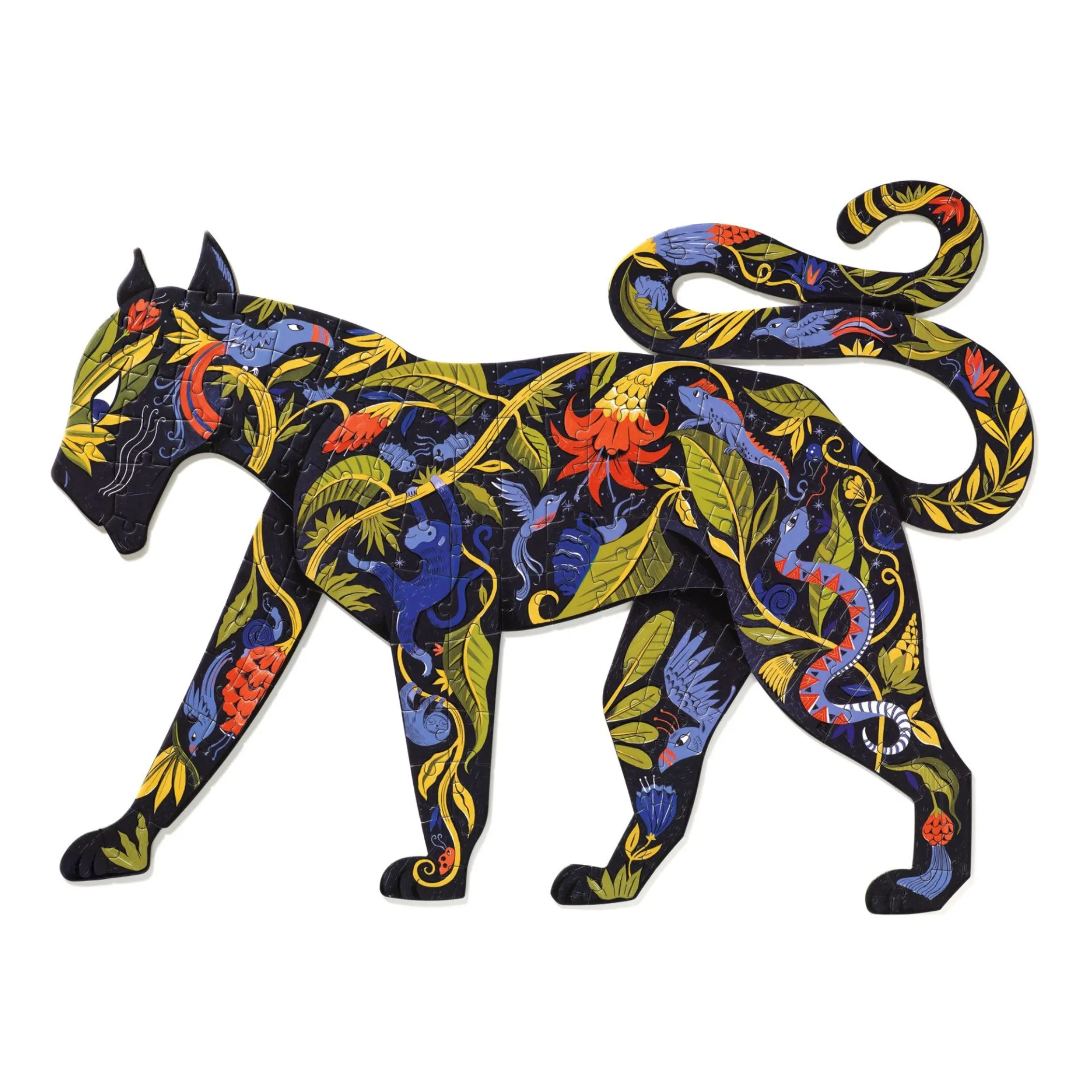 Djeco Multicoloured Panther Puzzle - 150 Pieces