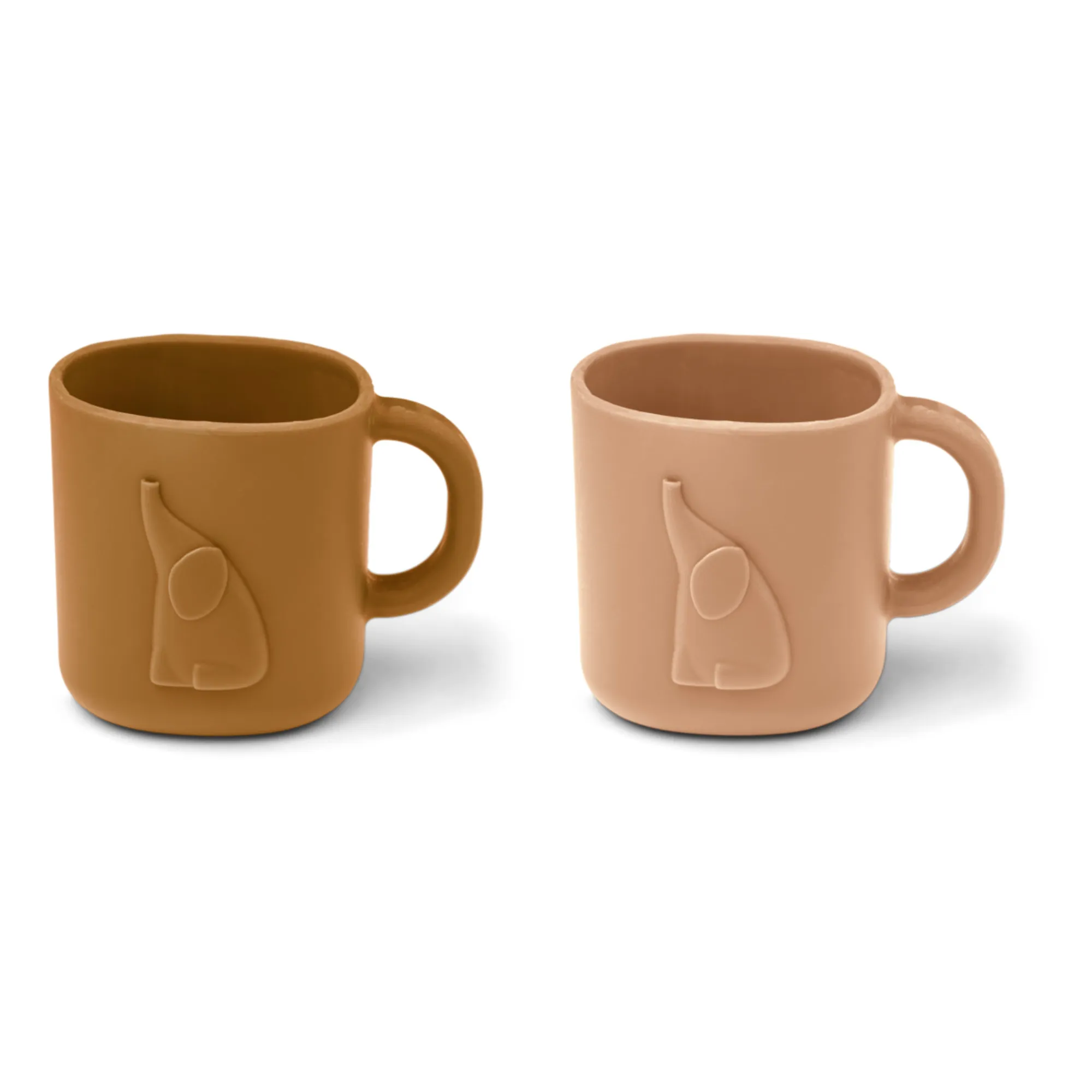 Liewood Tuscany Rose/Golden Caramel Chaves Silicone Cups - Set Of 2
