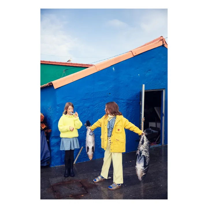 Parka Capuche Détachable | Jaune- Image produit n°2