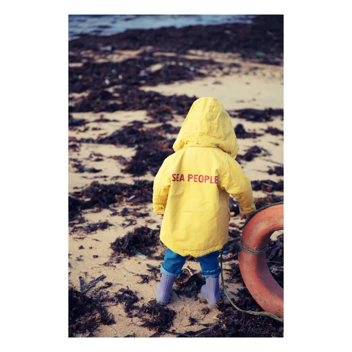 Parka Capuche Détachable | Jaune- Image produit n°9