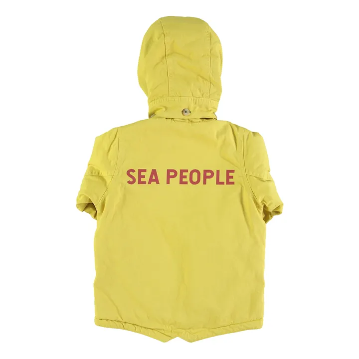 Parka Capuche Détachable | Jaune- Image produit n°11