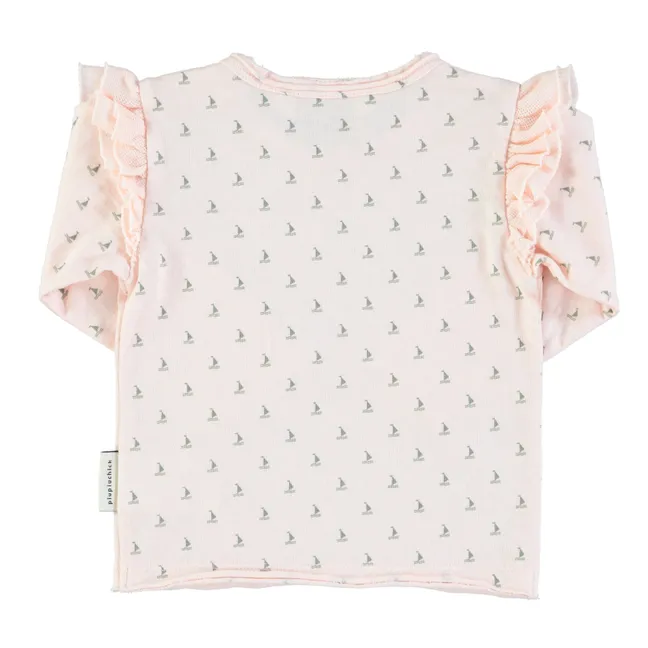 T-Shirt Bateau | Rose pâle