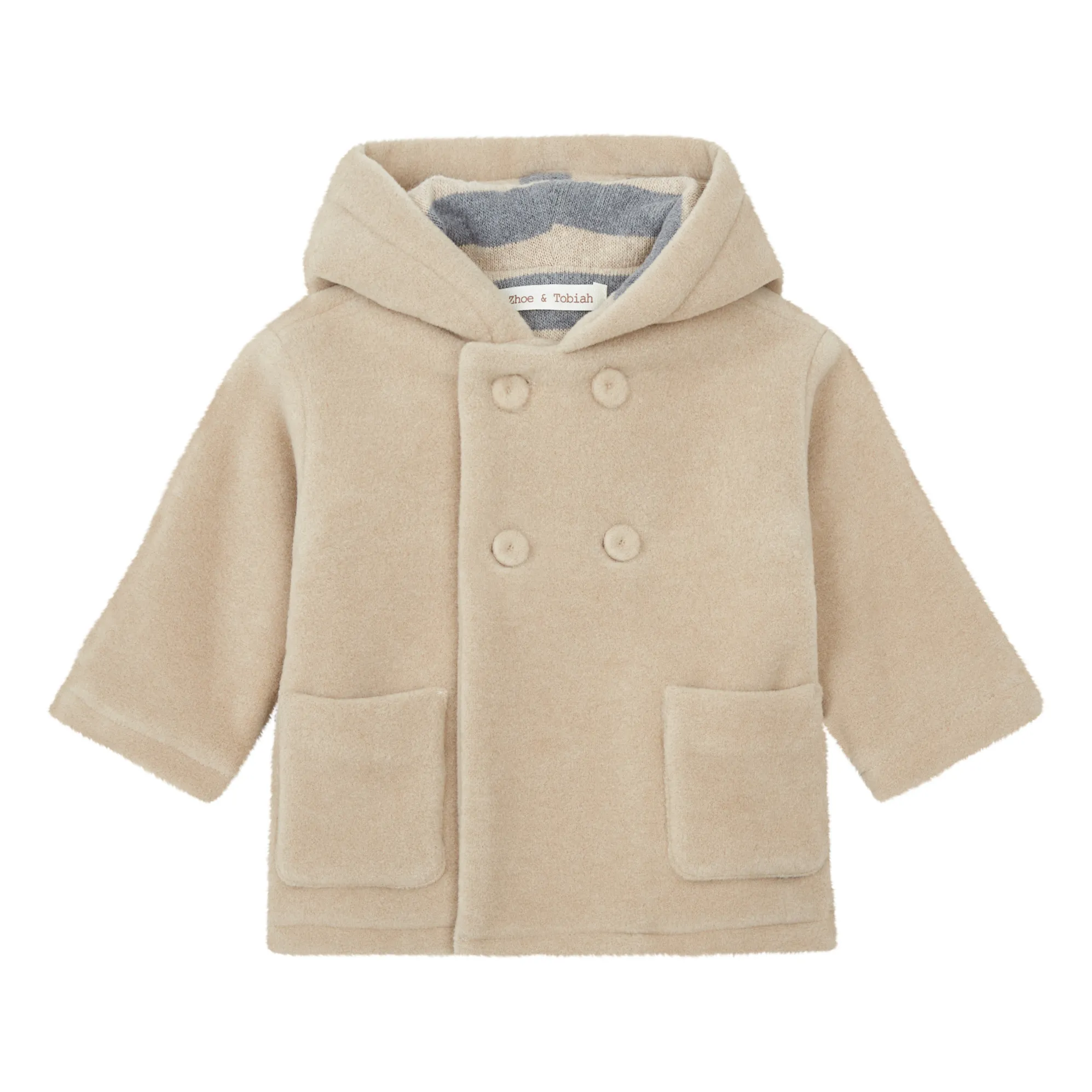 Zhoe & Tobiah Beige Polar Coat