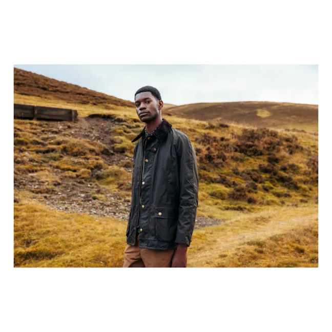 Ashby Wax Jacke | Grünolive