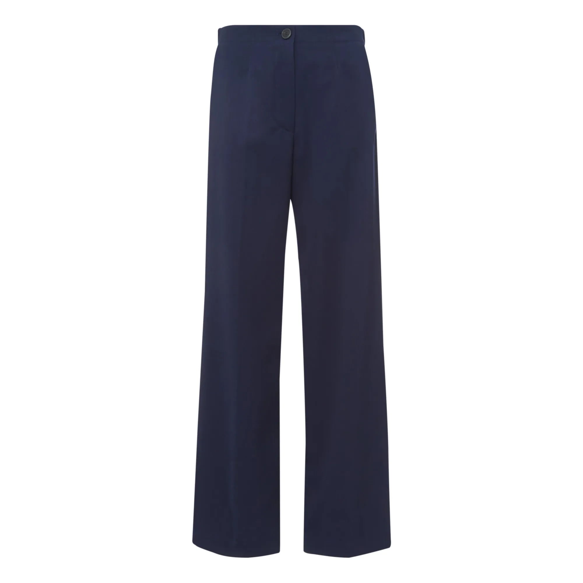 Pomandère Navy Blue Cool Wool Pants