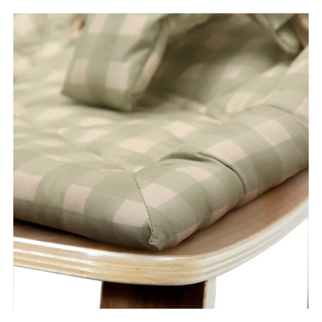 Levo walnut deckchair - Charlie Crane x MUES Design | Grey-green