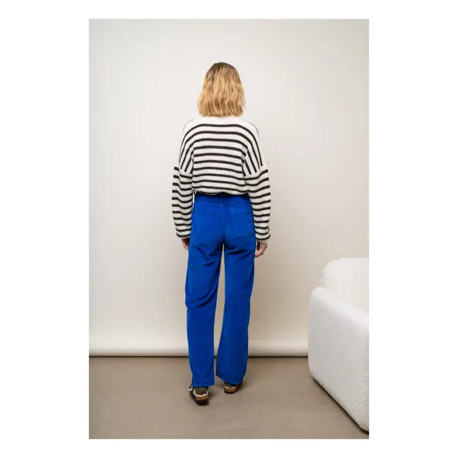 Pantaloni Ronda in velluto a costine | Blu reale