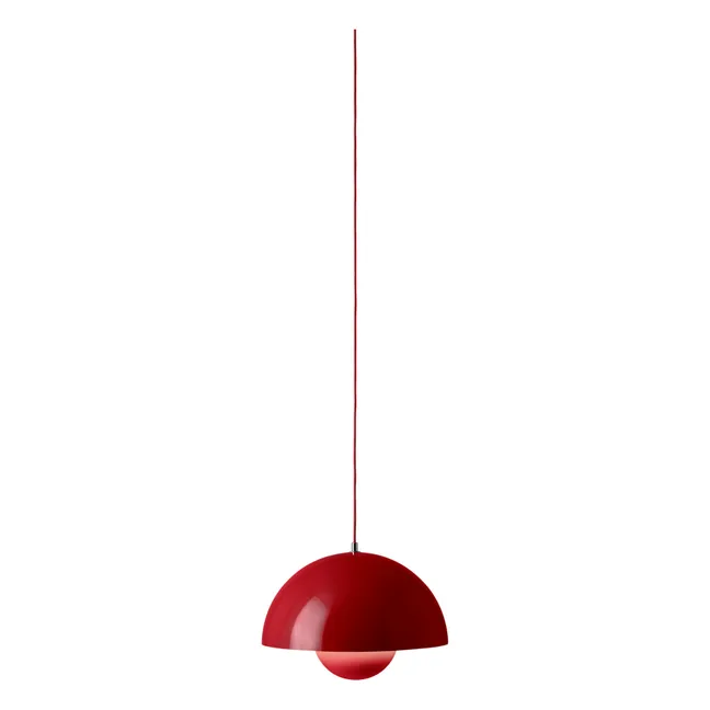 Hängeleuchte Flowerpot VP7 - Verner Panton | Zinnoberrot