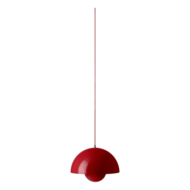Hängeleuchte Flowerpot VP7 - Verner Panton | Zinnoberrot