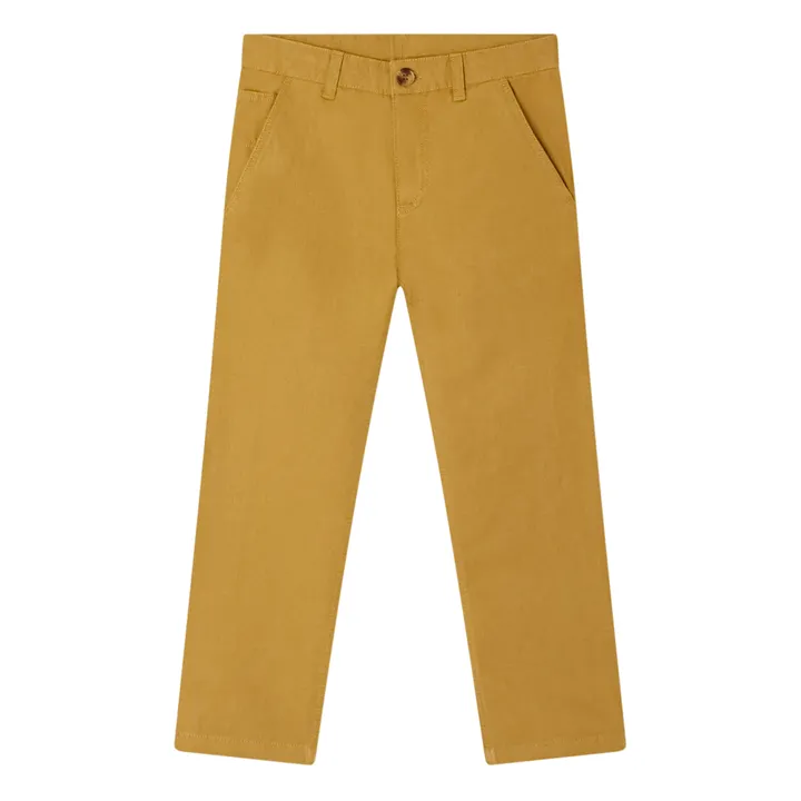 Darcy Linen Pants | Ochre- Product image n°0