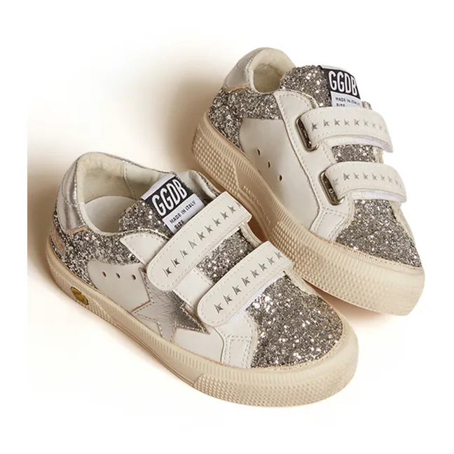 Sneakers May Glitter | Silber