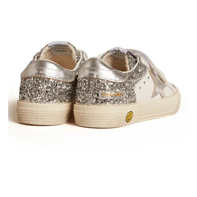 Sneakers May Glitter | Silber