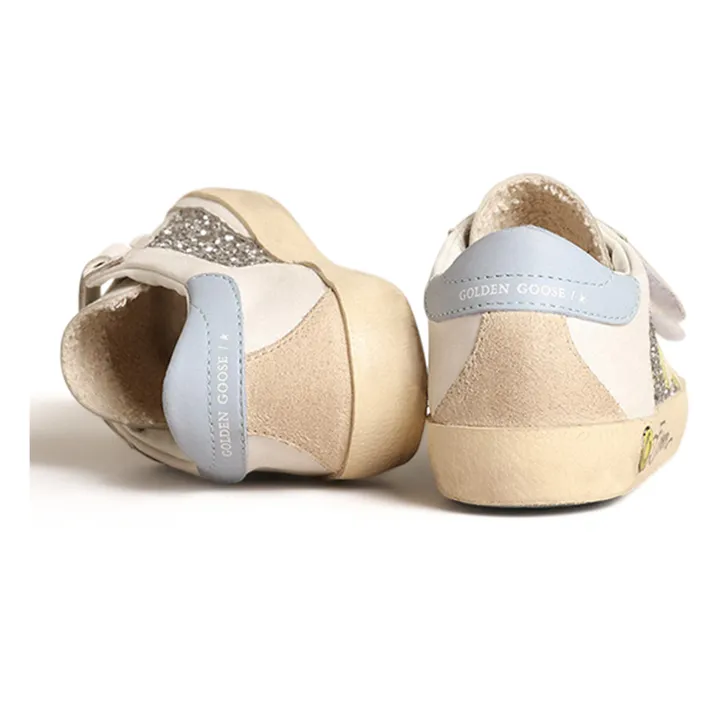 Baskets Scratchs Old School Paillettes Signature | Argenté- Image produit n°3