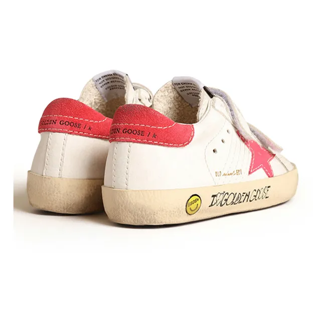 Old School Signature Velcro Sneakers | Pink