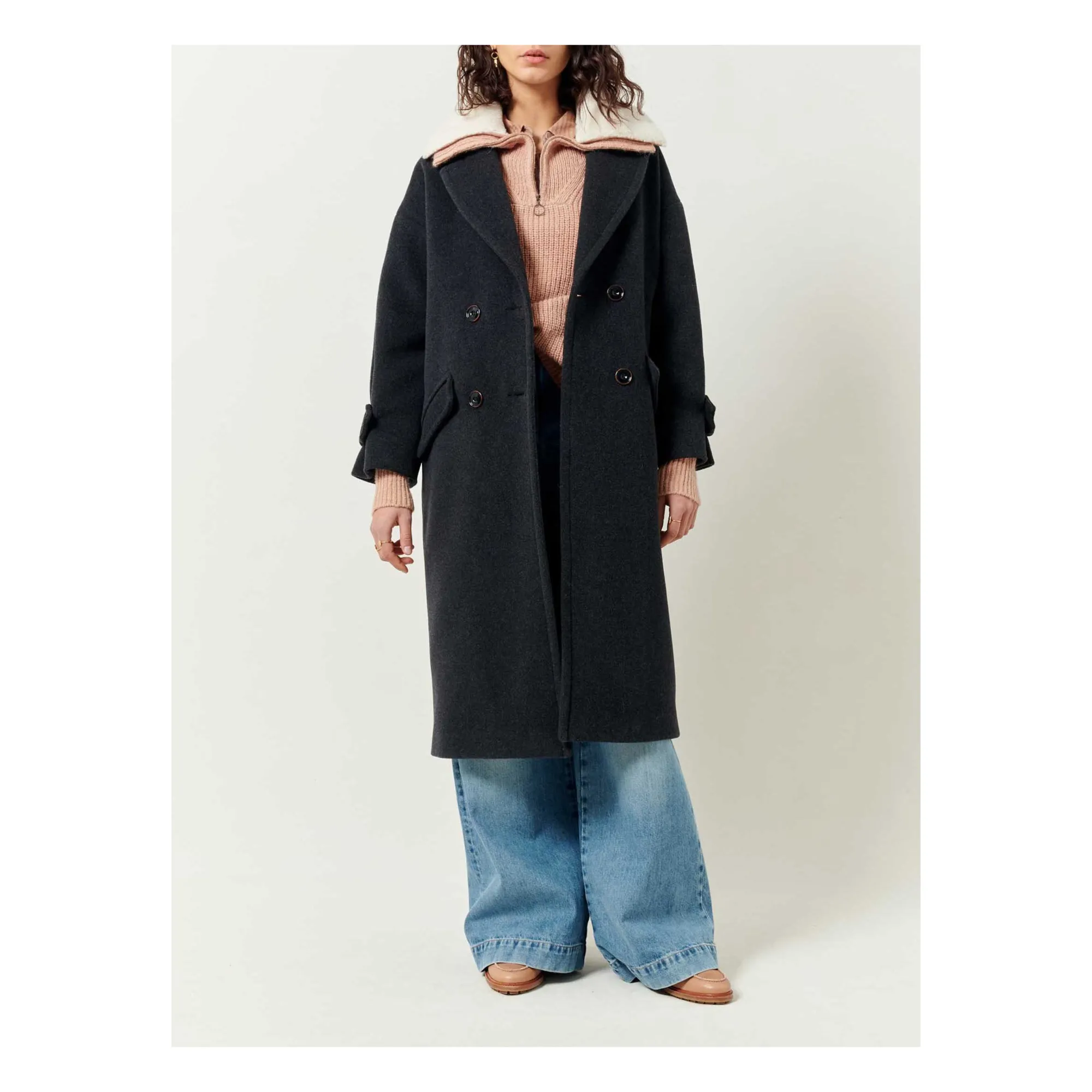 Sessùn Carbon Mia Wool Coat