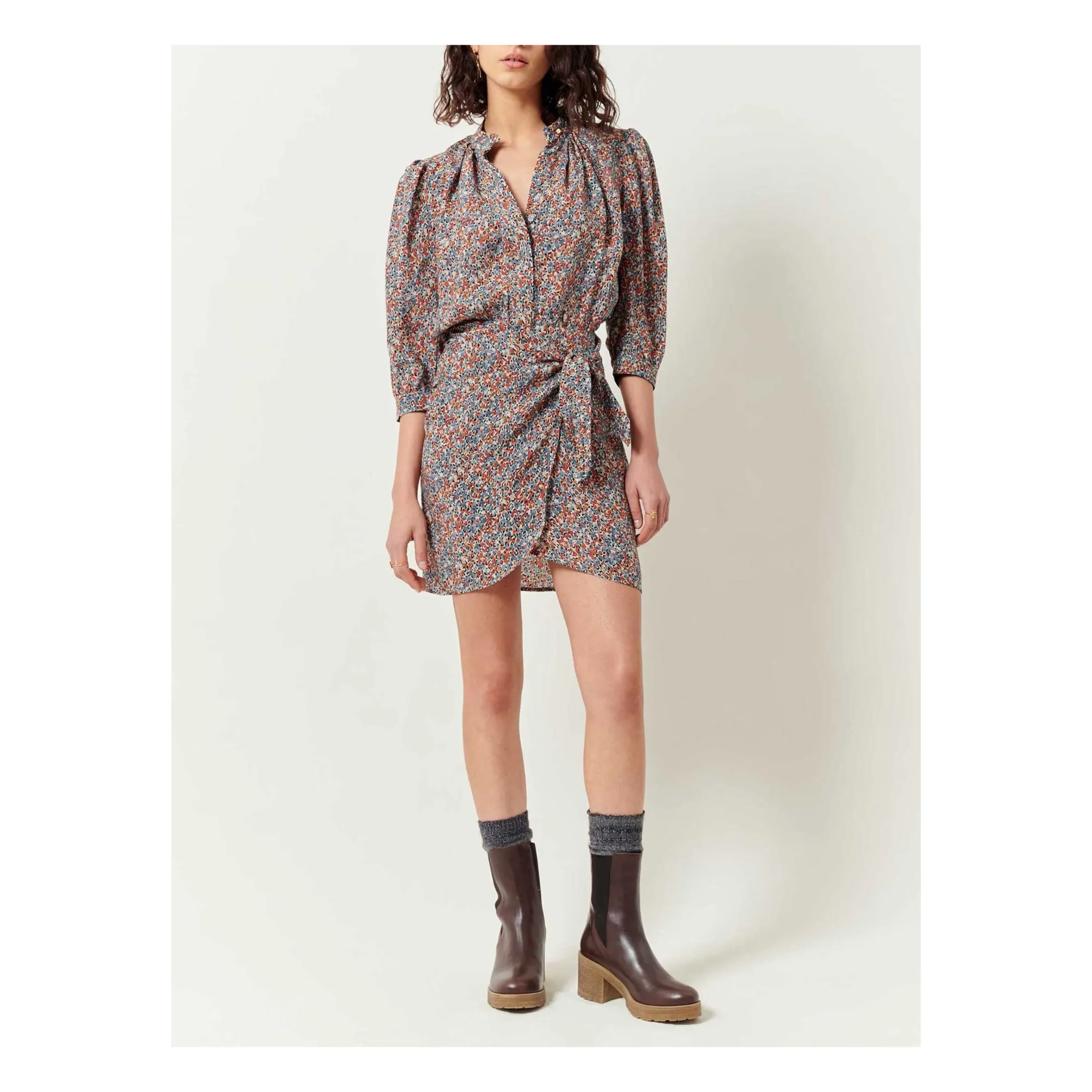 Sessùn Blue Gaynor Cupro Dress