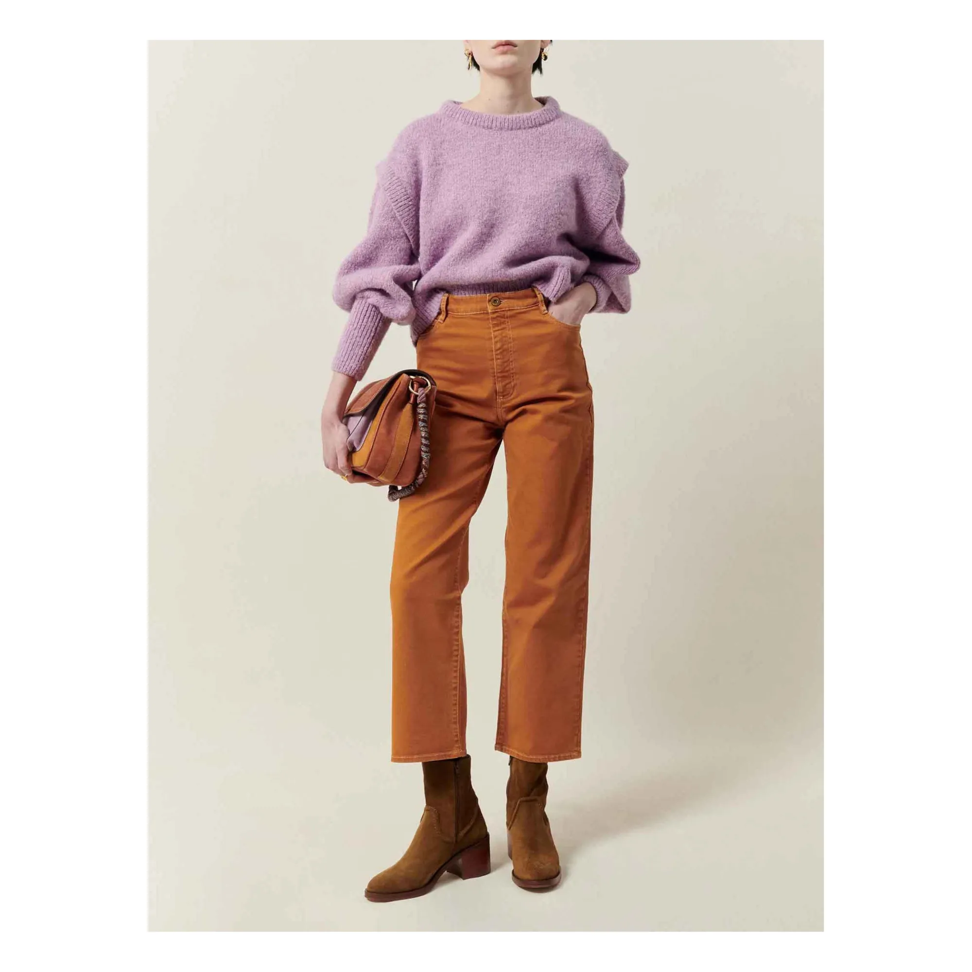 Sessùn Purple Cuncani Alpaca Jumper
